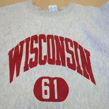 [ 90s 자수 택 ] 리버스 위브 그레이 2단 캡슐 스며든 프린트