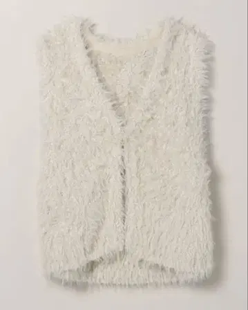 JEANASIS 지나시스 슬라브 니트 퍼 베스트