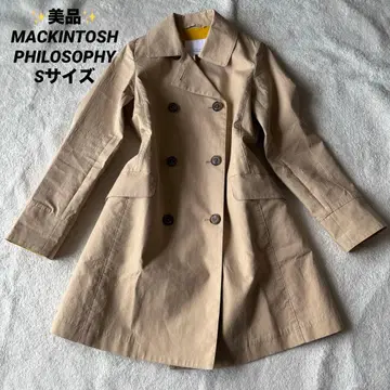 새상품급 매킨토시 철학 트렌치코트 베이지 S 사이즈