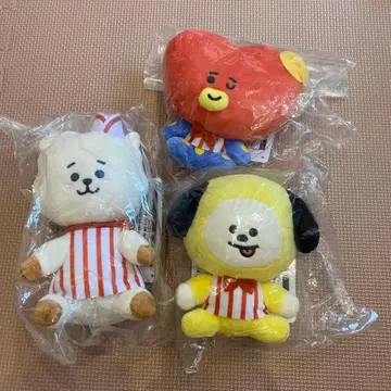 BT21 BTS 제일복권 TATA CHIMMY RJ 봉제 인형 3점