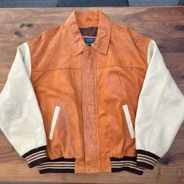 90's vintage all leather award jacket