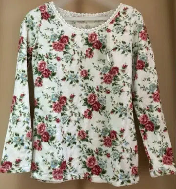 KID BLUE 플리스 긴팔 셔츠 꽃무늬