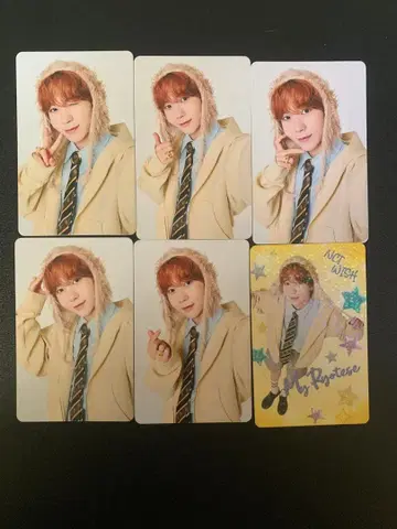 NCT WISH 리오 RYO 랜덤 트레이딩 카드 6종 컴프