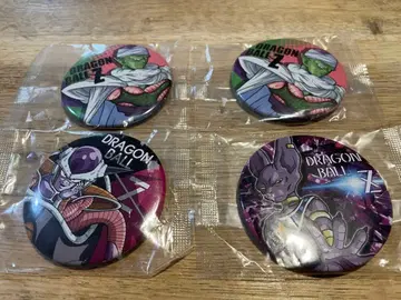 드래곤볼 Z 캔뱃지 피콜로 베지터 캔뱃지 세트 4개