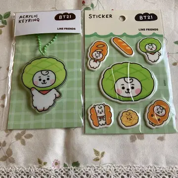 bt21 RJ 아크릴 키링 스티커