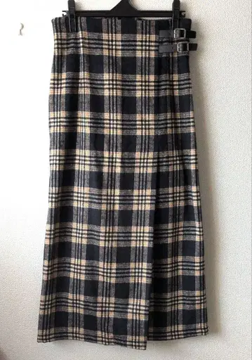 랩 스커트풍 롱 스커트 사이즈 XL