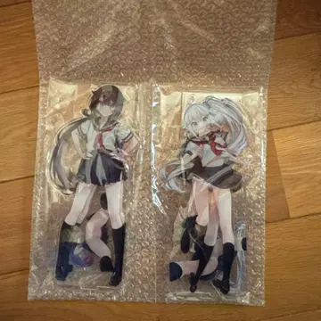 눈누 플리츠 타임 세츠나짱 미라이짱 더블 거울 아크릴 디오라마