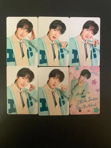 NCT WISH 사쿠야 SAKUYA 랜덤 트레이딩 카드 6종 컴프