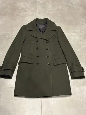 새상품급 ICB 다크 그린 피코트