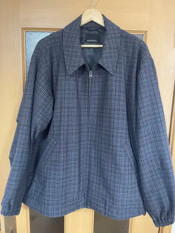 그린 레이블 릴랙싱 모를리 체크 충전솜 블루종