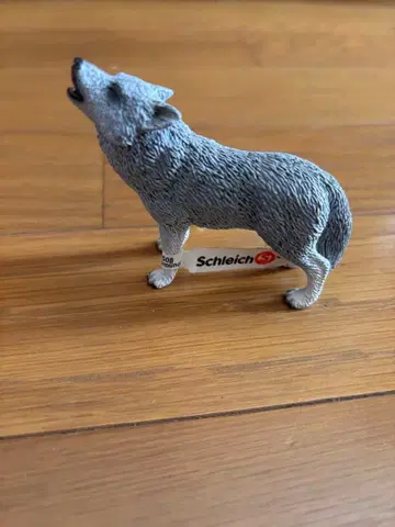 Schleich 그레이 늑대 피규어