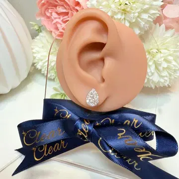 [ 새상품 ] 0.5ct 모이사나이트 귀걸이 -앙주의 눈물- 양쪽 귀용