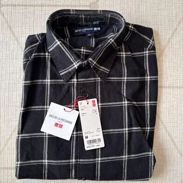 [ 미사용 새상품 ] 플란넬 체크 셔츠