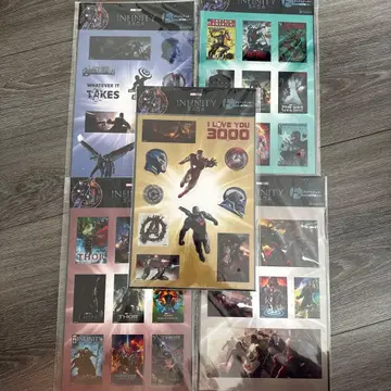 MCU 어벤져스 마블 인피니티 사가 스티커 세트 F상