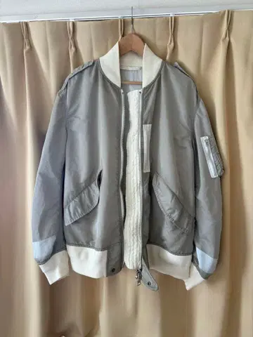 새상품급 sacai ma-1 나일론 블루종 봄버 자켓 밀리터리