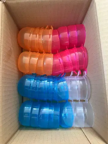 빈 캡슐 컬러풀 가챠 빅 34개