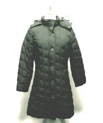 1-492. 에디 바우어 후드 부착 다운 코트 카키 여성용 M 새상품급