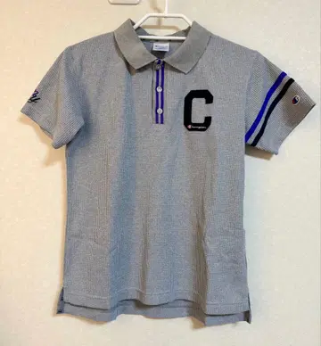 Champion 그레이 피케 셔츠 여성용