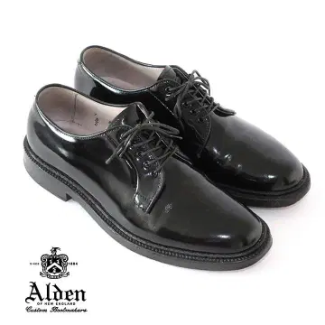 [컨디션 최상] Alden 알든 UA 별주 페이턴트 플레인토 발리 라스트