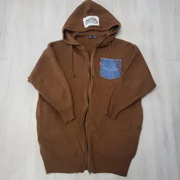 RODEO CROWNS 니트 롱 후드티 프리 사이즈