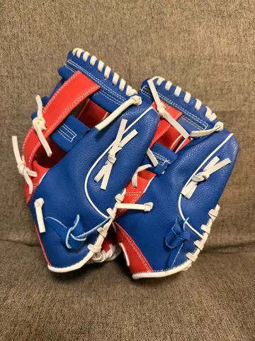 Keboz 파랑 빨강 스트라이프 야구 그로브