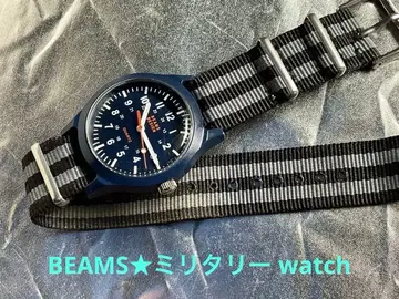 밀리터리 계열 BEAMS watch NATO 타입 벨트 포함 작동품