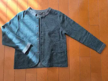 팔라스 팰리스 아쿠아뱅커 청록색 계열 가디건