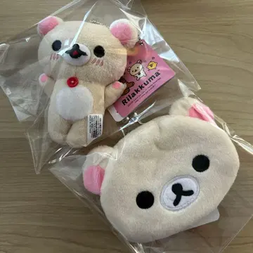 코리락쿠마 릴렉스 데일리 리락쿠마 마스코트 키체인 파우치