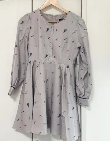 evelyn 오리지널 로즈 OP 원피스 아이스 그레이 양산