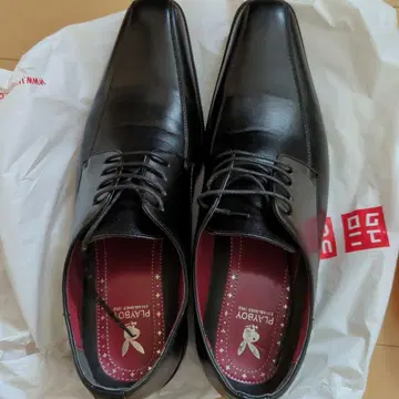 PALAYBOY 블랙 레이스업 슈즈