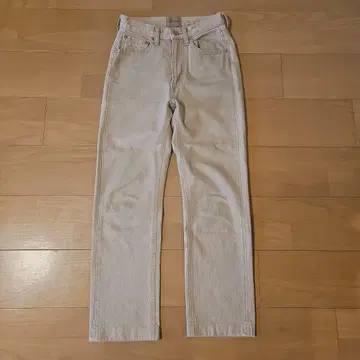 THE SHISHIKUI BASIC JEANS 베이지 사이즈 23