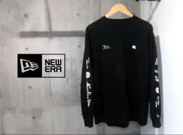 NEW ERA 블랙 긴팔T셔츠 M 사이즈
