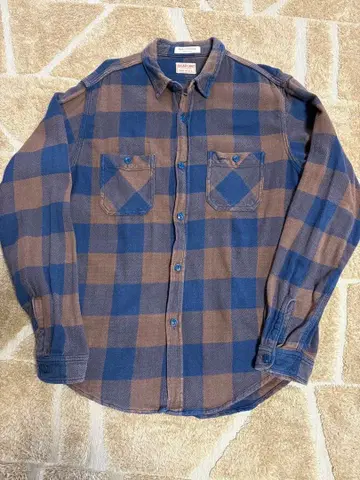 SUGAR CANE 슈가케인 플란넬 셔츠 L USA제