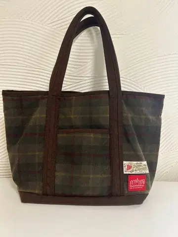 Manhattan Portage 체크 무늬 토트백