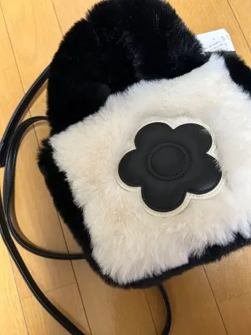 새상품 마리콴트 MARY QUANT 2WAY 미니 퍼 토트