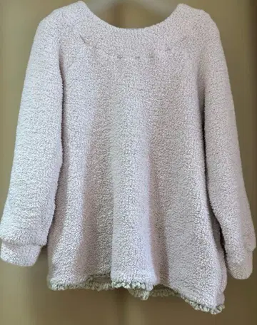 KID BLUE 복슬복슬 라이트 핑크 룸웨어 상의