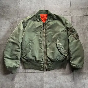 70-80s 알파 인더스트리 MA-1 민간 USA 제조 M 사이즈