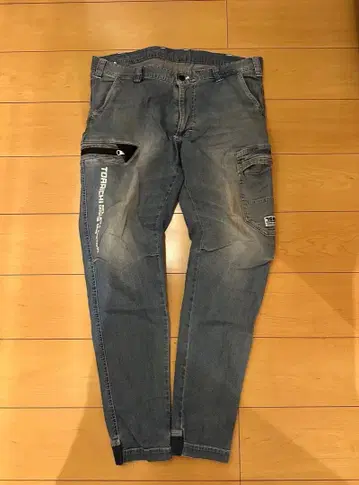 도라이치 데님 카고 조거 팬츠