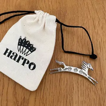 Ron Herman 별주 HARPO 호스 브로치
