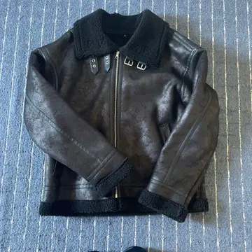 improves 보아 안감 페이크 무스탕 B-3 플라이트 자켓