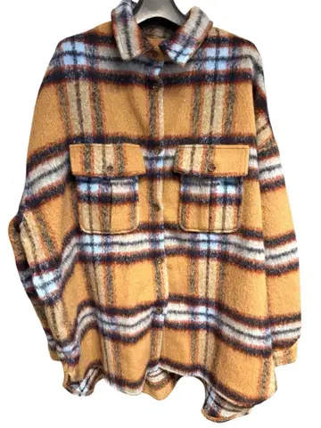 ANDREA & Co. / AUBREY 샤기 체크 셔츠