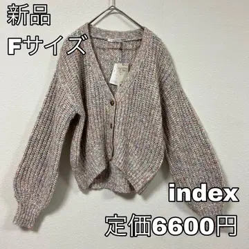 4454 index 니트 가디건 F 사이즈 멀티 컬러