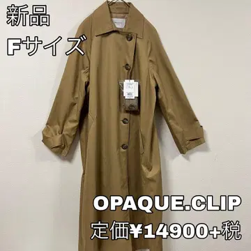 4462 OPAQUE.CLIP 치노 크로스 트렌치코트