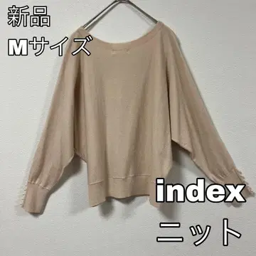 4475 인덱스 니트 M 사이즈 베이지