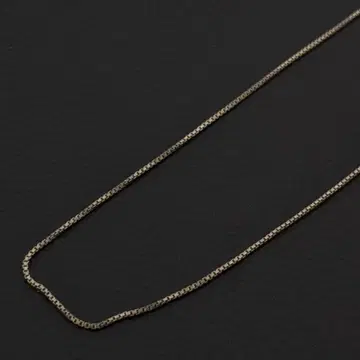 빈티지 이탈리아 실버 925 박스 체인 목걸이 1.6g