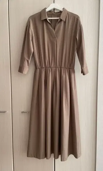 NOBLE 브라운 셔츠 원피스 38