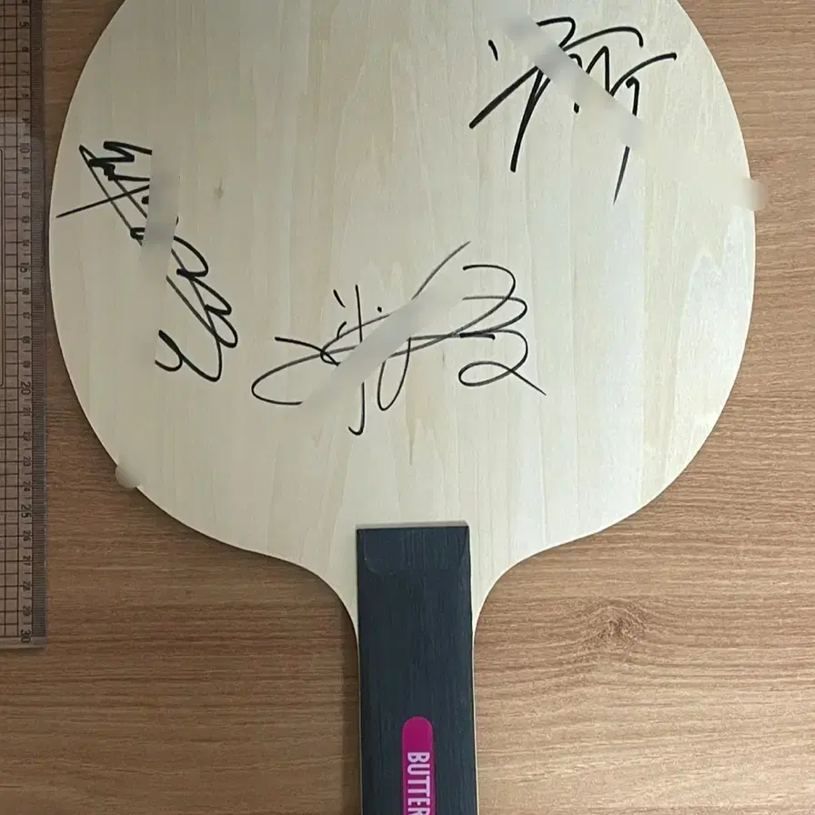 [Quick sale] Table tennis legend Xu Xin Liu Guoliang sign racket