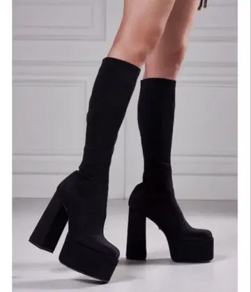 다리치 울트라 스트레치 롱 부츠 BLK S 사이즈