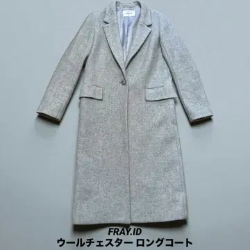 FRAY.ID 프레이 아이디 엘레강스 울 체스터 롱 코트