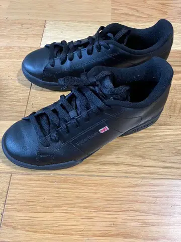 리복 NPC II 블랙 스니커즈